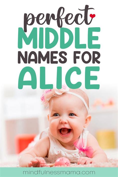 middle name for alice|More.